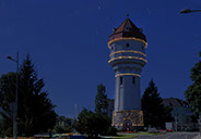 Weihnachtsbeleuchtung am Wasserturm Wiener Neustadt © Plantas Handels GmbH